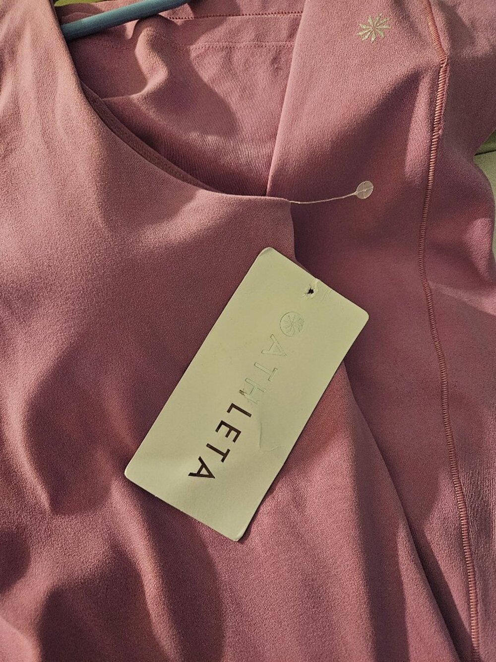 Athleta Transcend Dress Pink Medium TALL MT Built-In Shorts Athleisure or Active - Picture 12 of 12